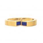 Blue Lapis Stone Cuff Bracelet