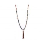 Ocean Jasper Knotted Necklace