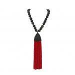 Asian Red Tassle Necklace