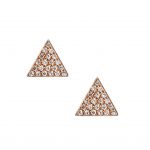 Mini Triangle Diamond Earrings