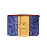 Wide Iris Lizard Turnlock Bracelet