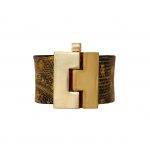 Brown Lizard Cuff