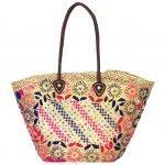 Fuchsia + Purple Moroccan Market Tote