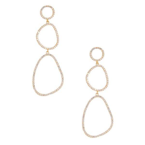 Organic Drop Earrings