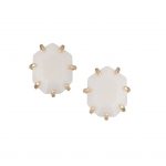 White Mother-of-Pearl Stud Earrings