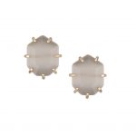 Slate Cat's Eye Stud Earrings