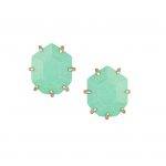 Chalcedony Stud Earrings
