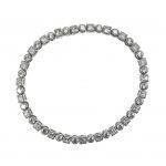 Circle and Square Tennis Bracelet