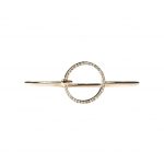 Pave Open-Circle Charm Bracelet