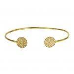 Disc Cuff Bracelet