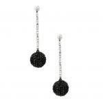 Black & White Ball Earrings