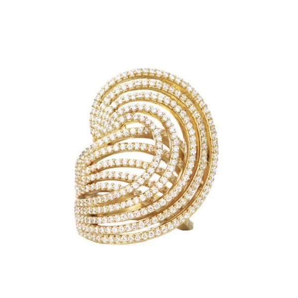 Intertwined Cocktail Ring