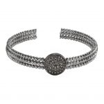 Silver Disc Bracelet