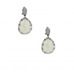 Milky Stone Earrings