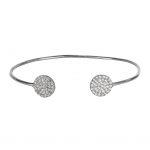 Pave Disc Cuff