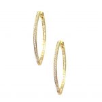 Oval Hoop Earrings