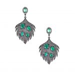 Green Aventurine Wing Earrings