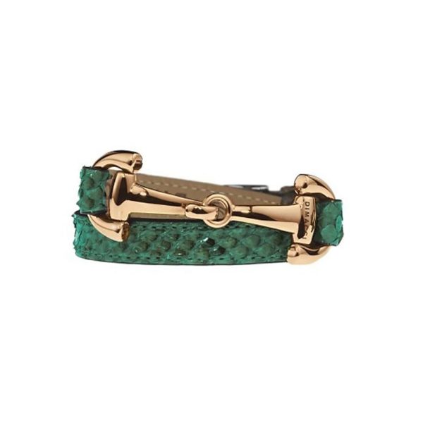 Lime Snake Wrap Bracelet