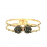Pave Hinge Bangle