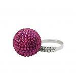 Fuchsia Ball Ring