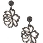 Open Flower Drop Earrings