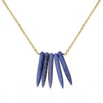 Periwinkle Spike Necklace