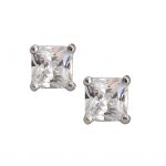 Small Square Stud Earrings