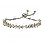 Adjustable Small Diamond Shaped Bracelet