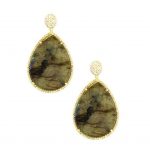 Labradorite Teardrop Earrings