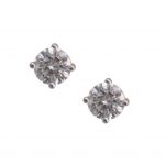 Round Diamond Earrings