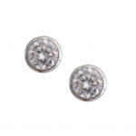 Round Stud Earrings