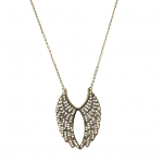 Cubic Zirconia Wings Necklace