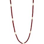 Ruby Station Necklace