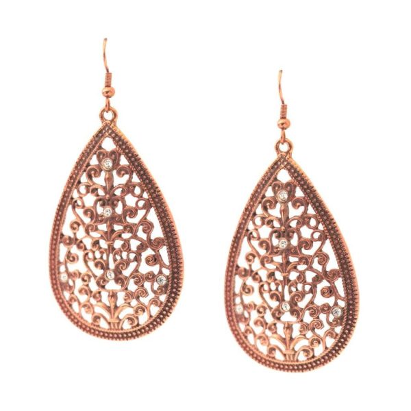 Filigree Teardrop Earrings