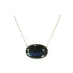 Oval Labradorite Necklace