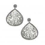 Carved Mother of Pearl Earrings