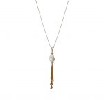 Mother of Pearl Tassel Necklace