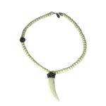 Bone Horn Necklace
