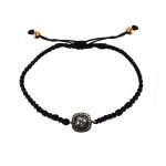 Square Halo Charm Bracelet