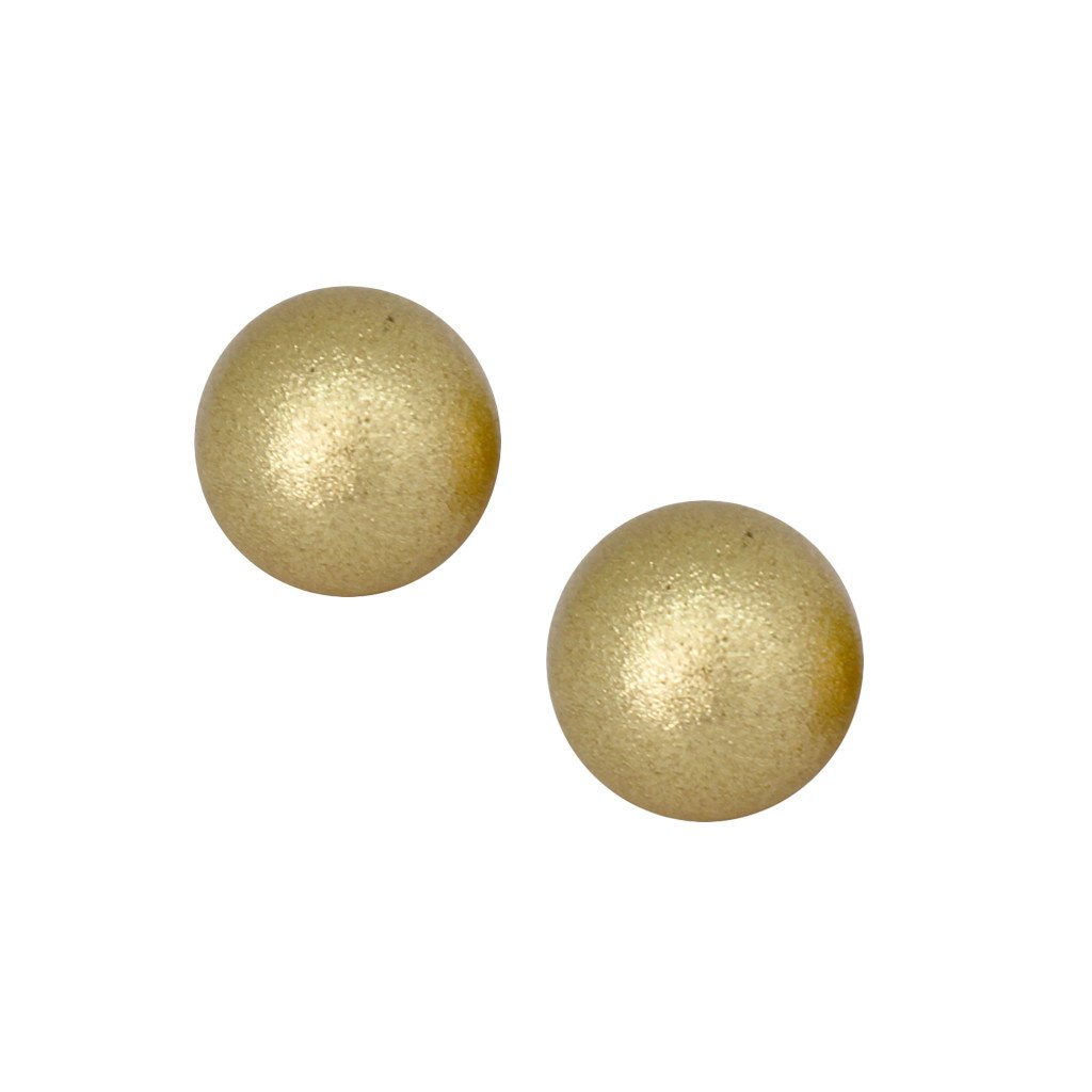 Round Stud Earrings - Image 1