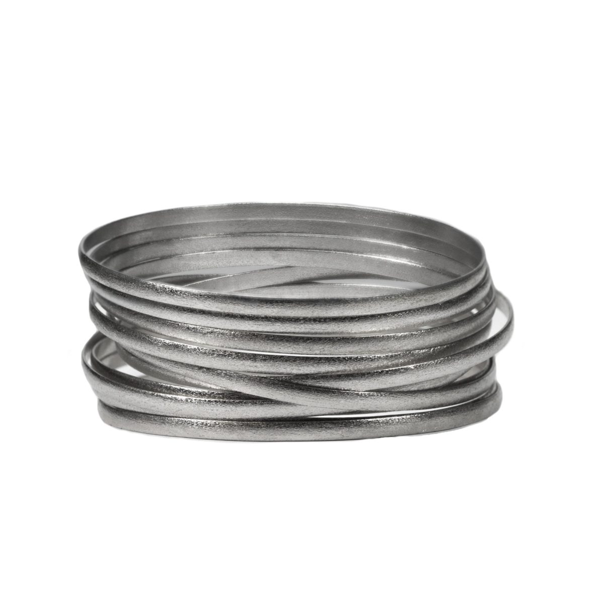 Silver Bangle Set - Image 1