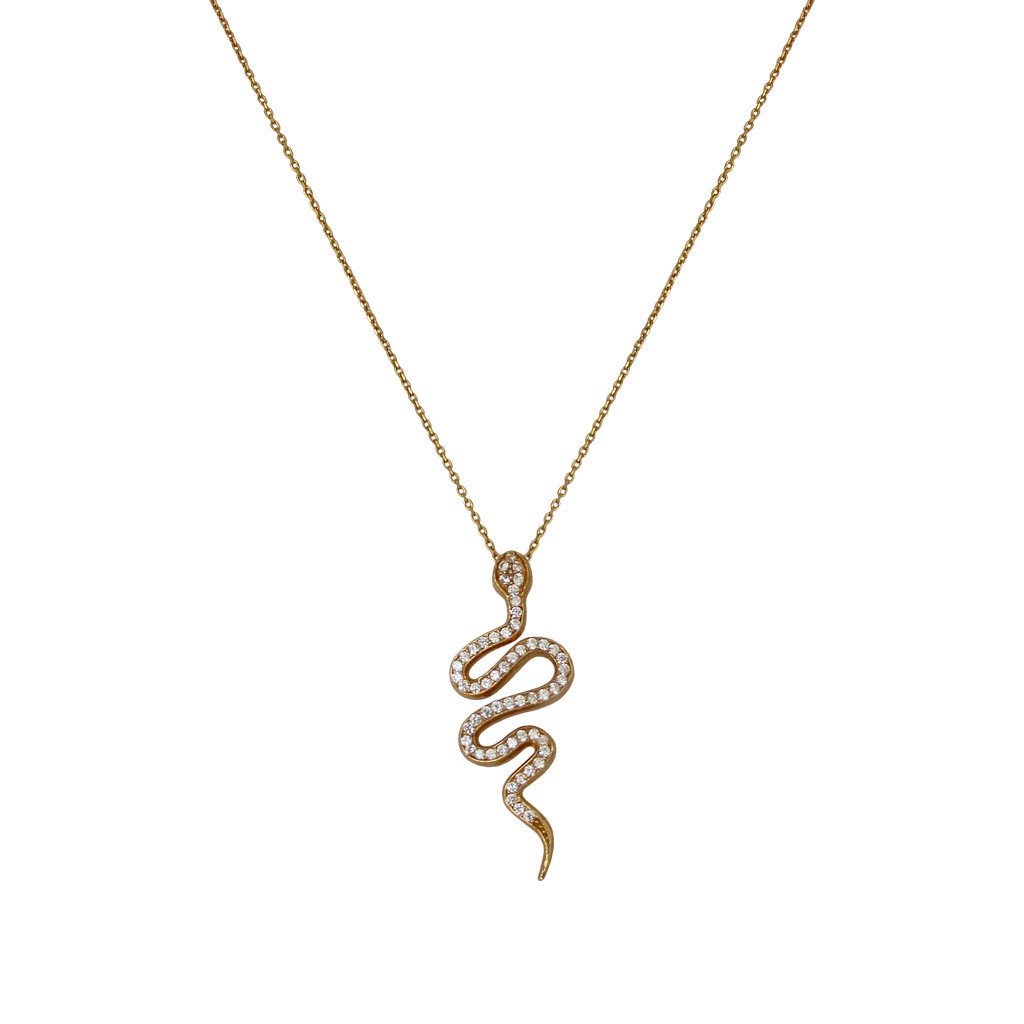 Snake Pendant Necklace - Image 1