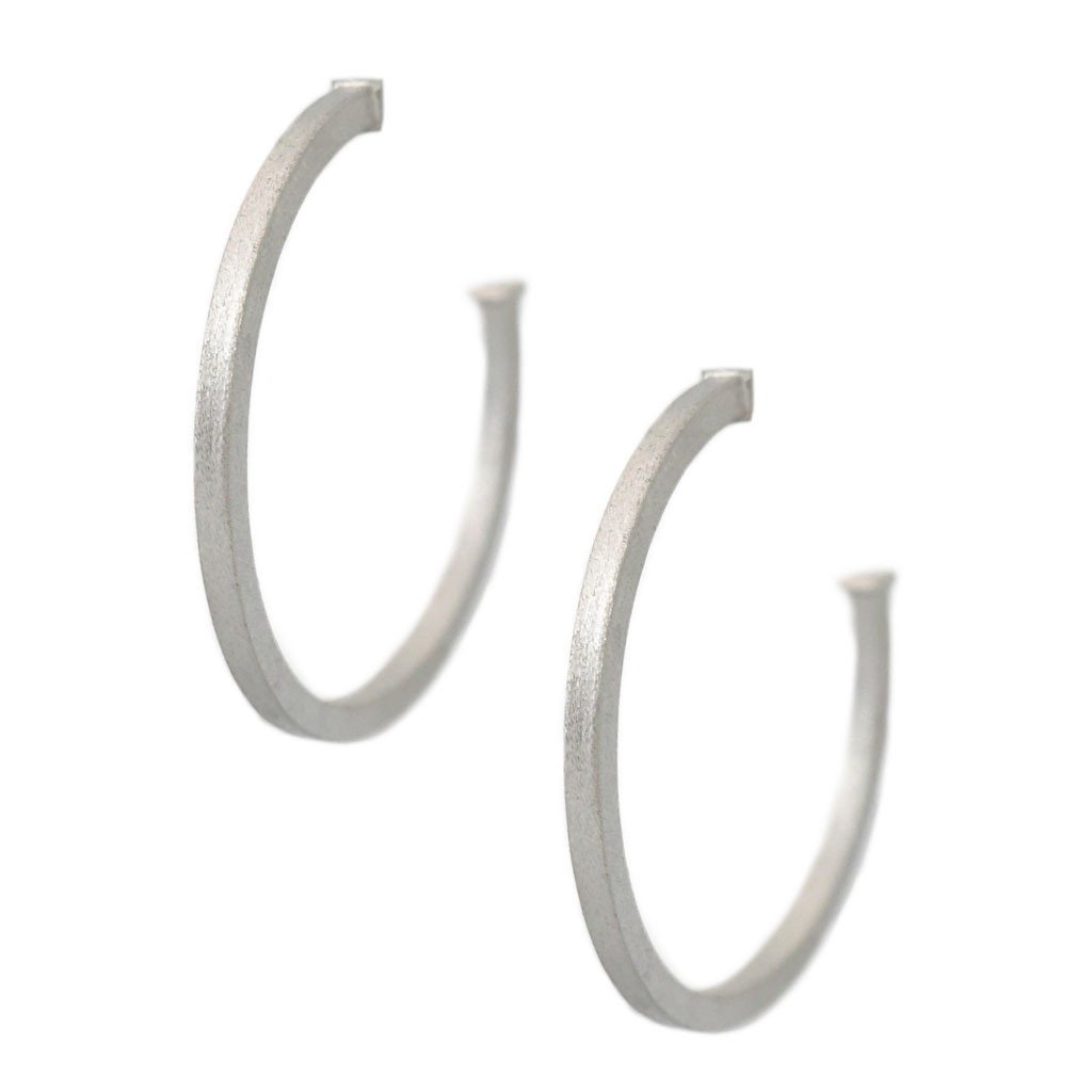 Square Hoop Earrings - Image 1