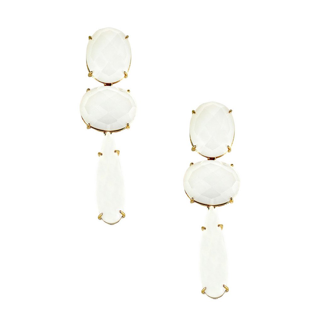 Milky Drop Earrings - Image 1
