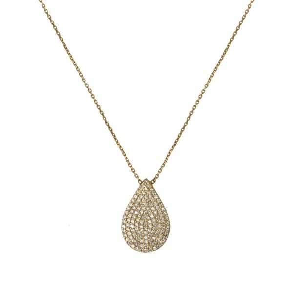 Gold Teardrop Necklace