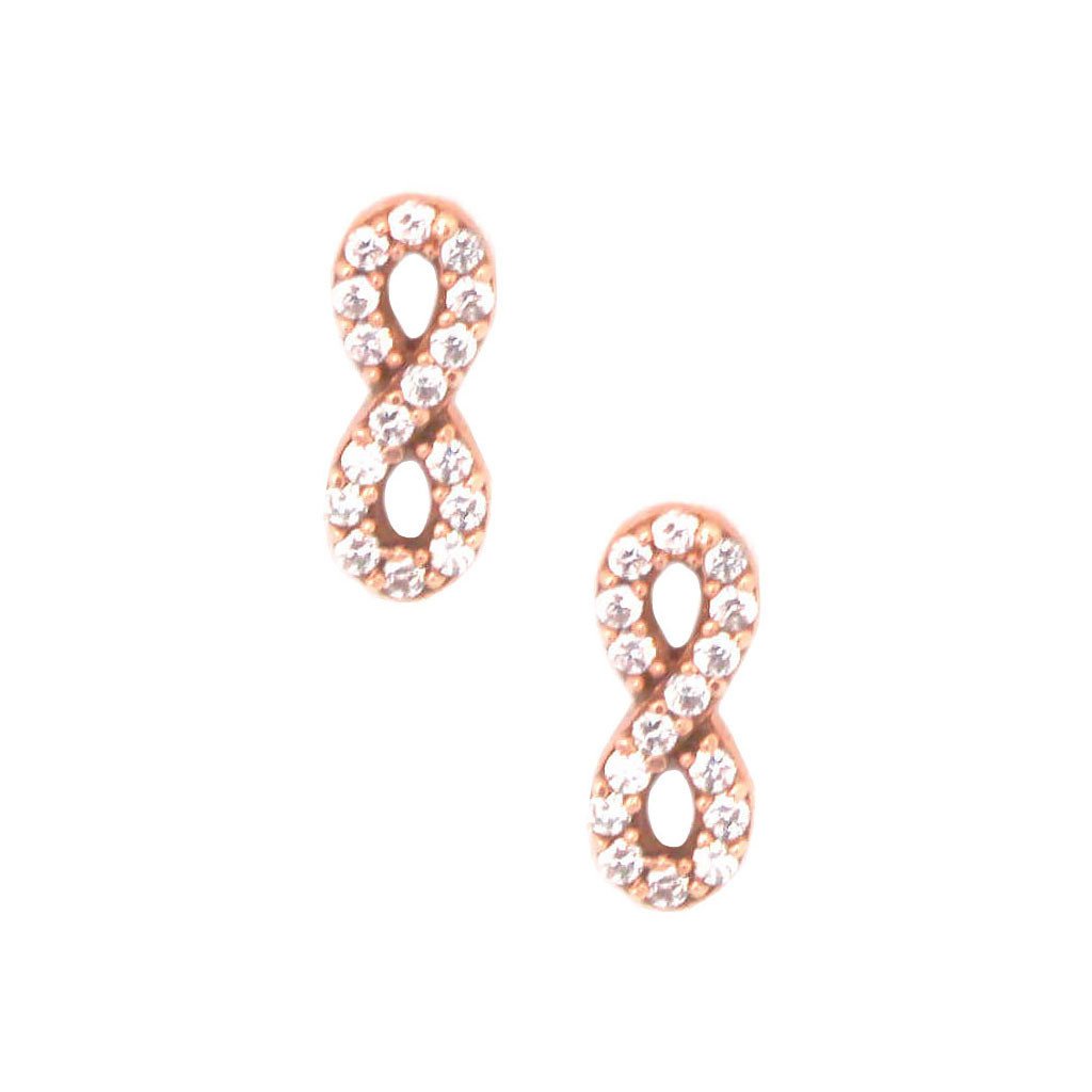 Infinity Stud Earrings - Image 1