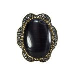 Black Cocktail Ring