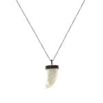 Double Sided Horn Pendant Necklace - Image 2