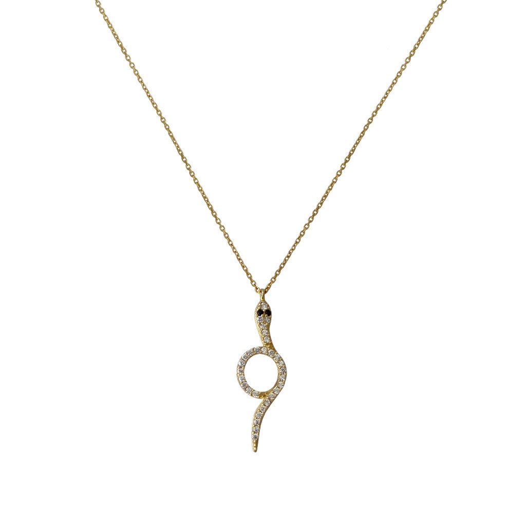 Snake Pendant Necklace - Image 1