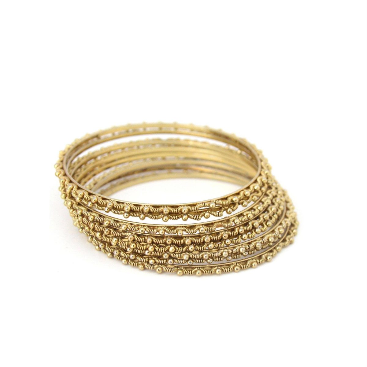 Gold Brass Bangles - Image 1